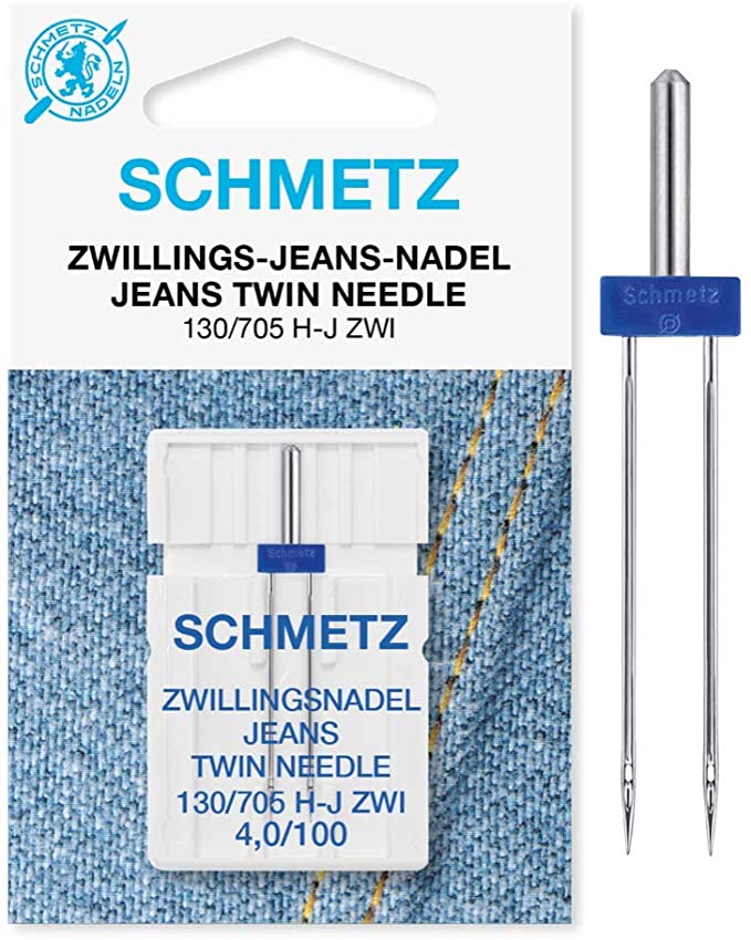 Двойная игла  для джинсы SCHMETZ 130/705 H-J ZWI 4,0