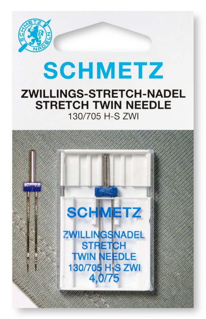 Двойные стрейч иглы Schmetz