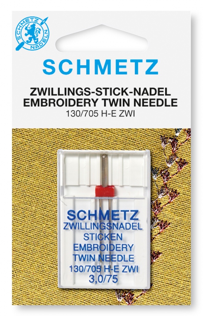Двойные иглы Schmetz для вышивания